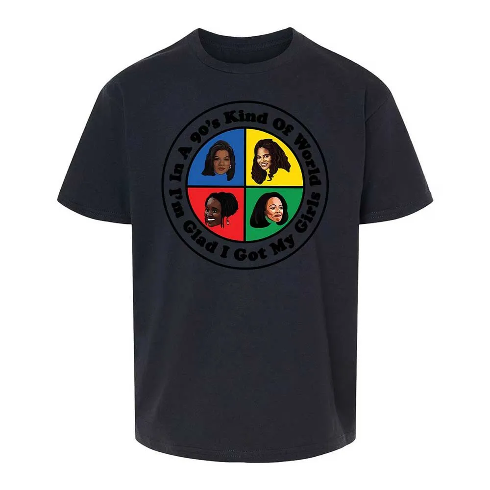 Kids T-Shirt - QB95K4WH - Black - 7