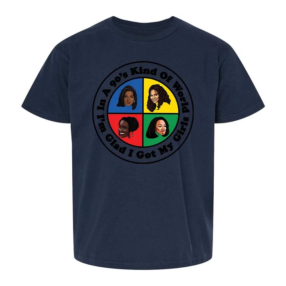 Kids T-Shirt - QB95K4WH - Navy - 8