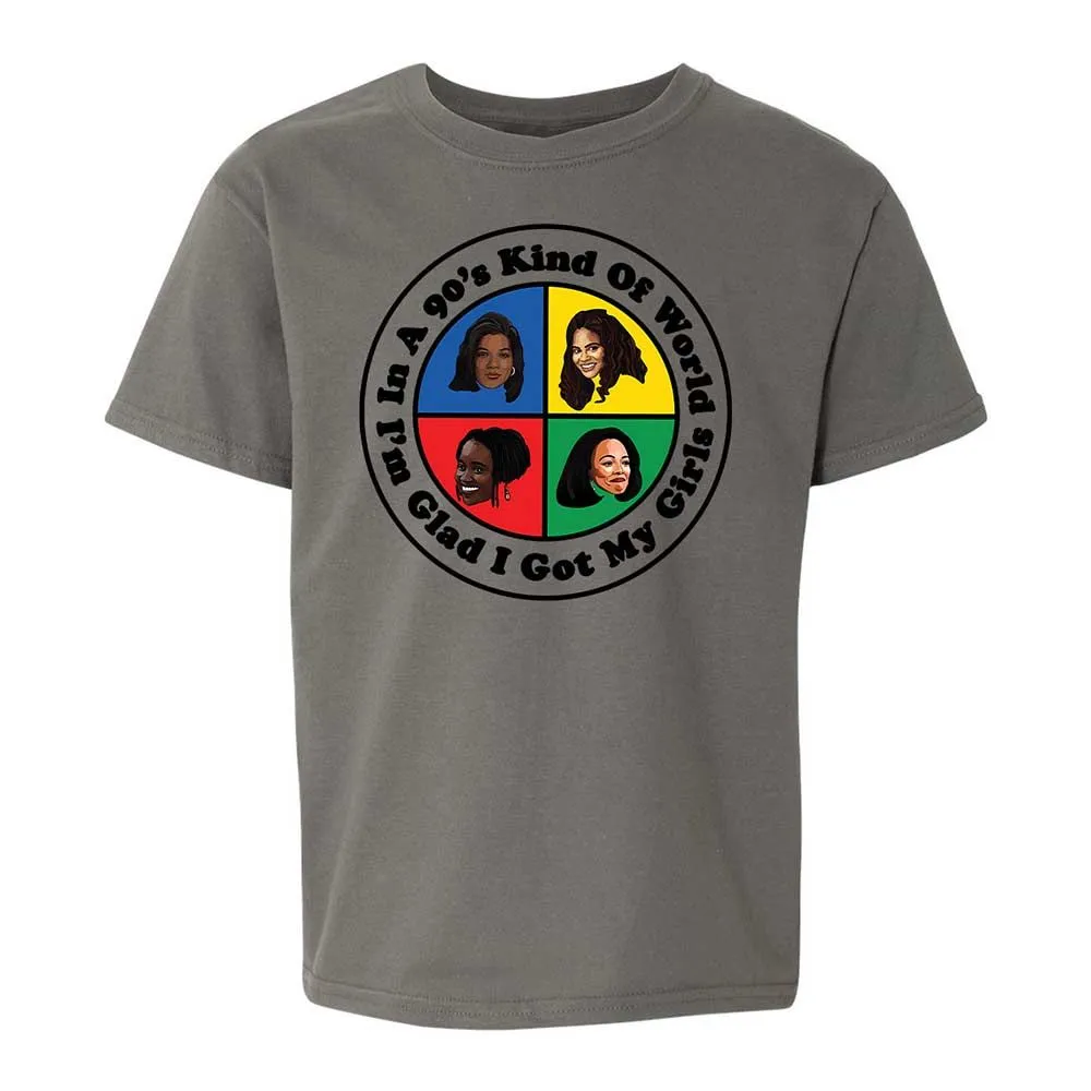 Kids T-Shirt - QB95K4WH - Charcoal - 17