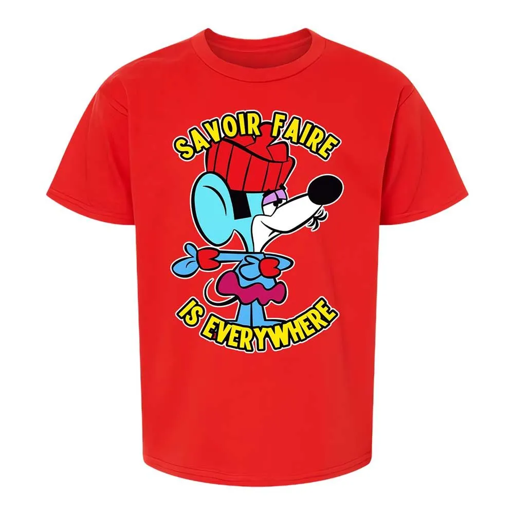 Kids T-Shirt - 4D9FKZ2J - Red - 8