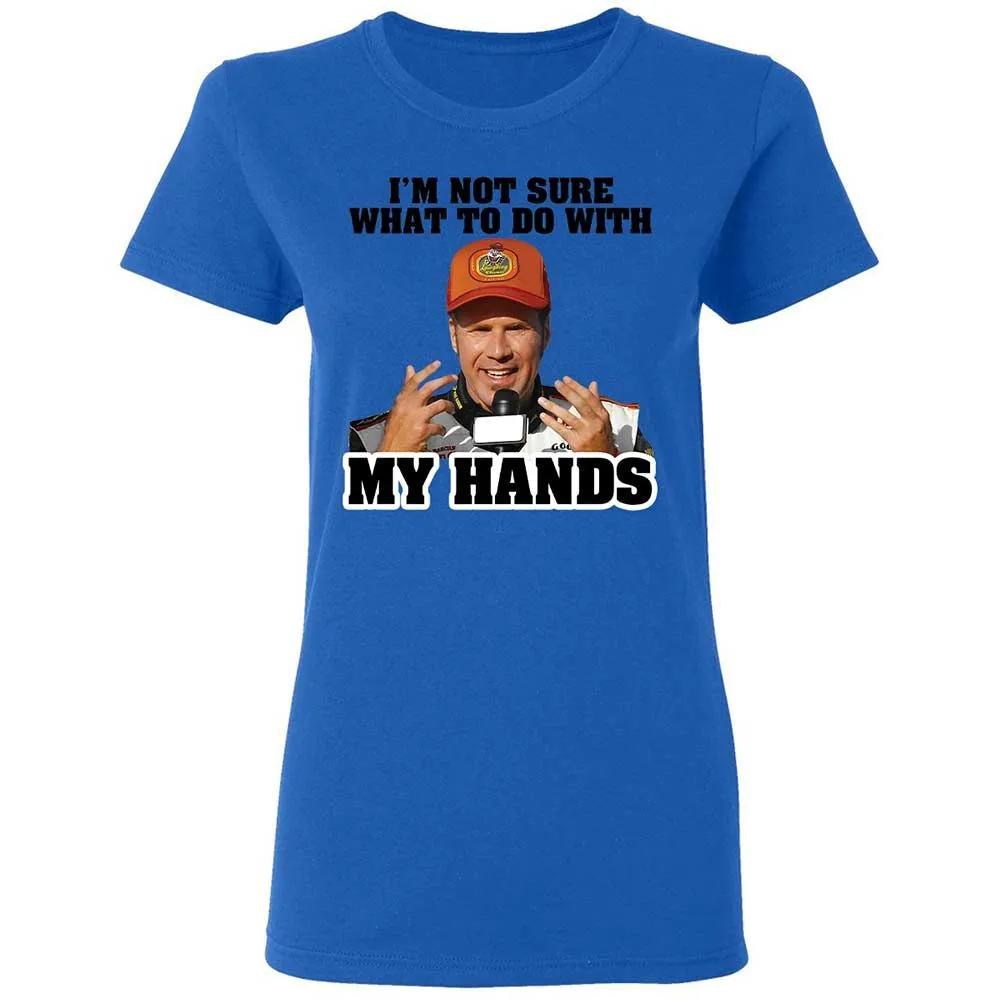 I'm Not Sure What To Do With My Hands - Royal - 10