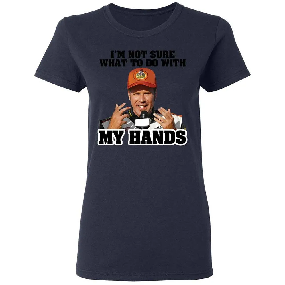 I'm Not Sure What To Do With My Hands - Navy - 14
