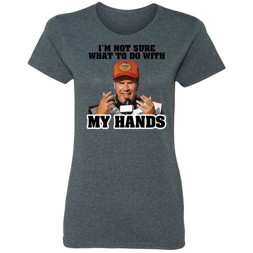 I'm Not Sure What To Do With My Hands - Dark Heather - 16