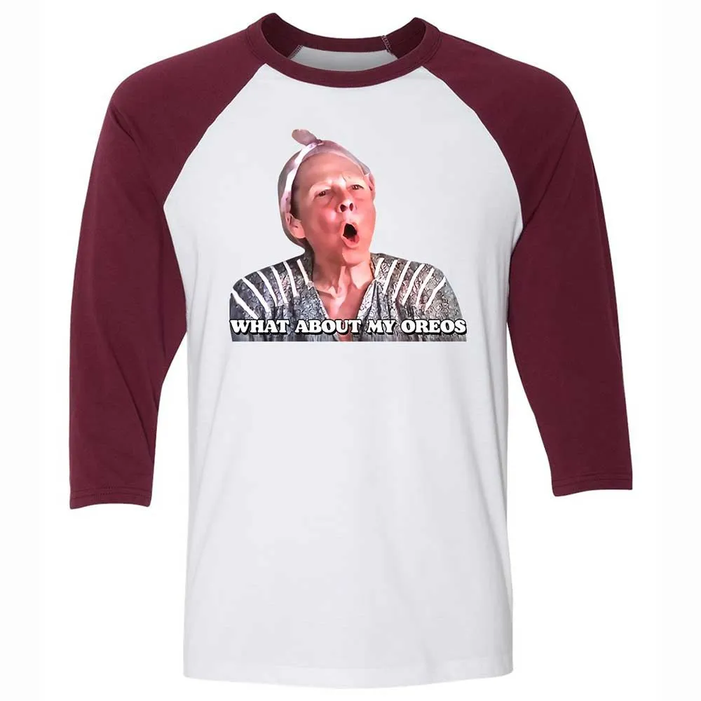 Unisex 3/4 Baseball Tee - 4GQYP4NS - White/Maroon - 7