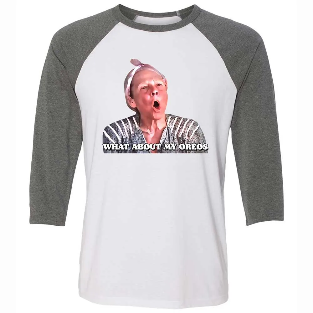 Unisex 3/4 Baseball Tee - 4GQYP4NS - White/Deep Heather - 11