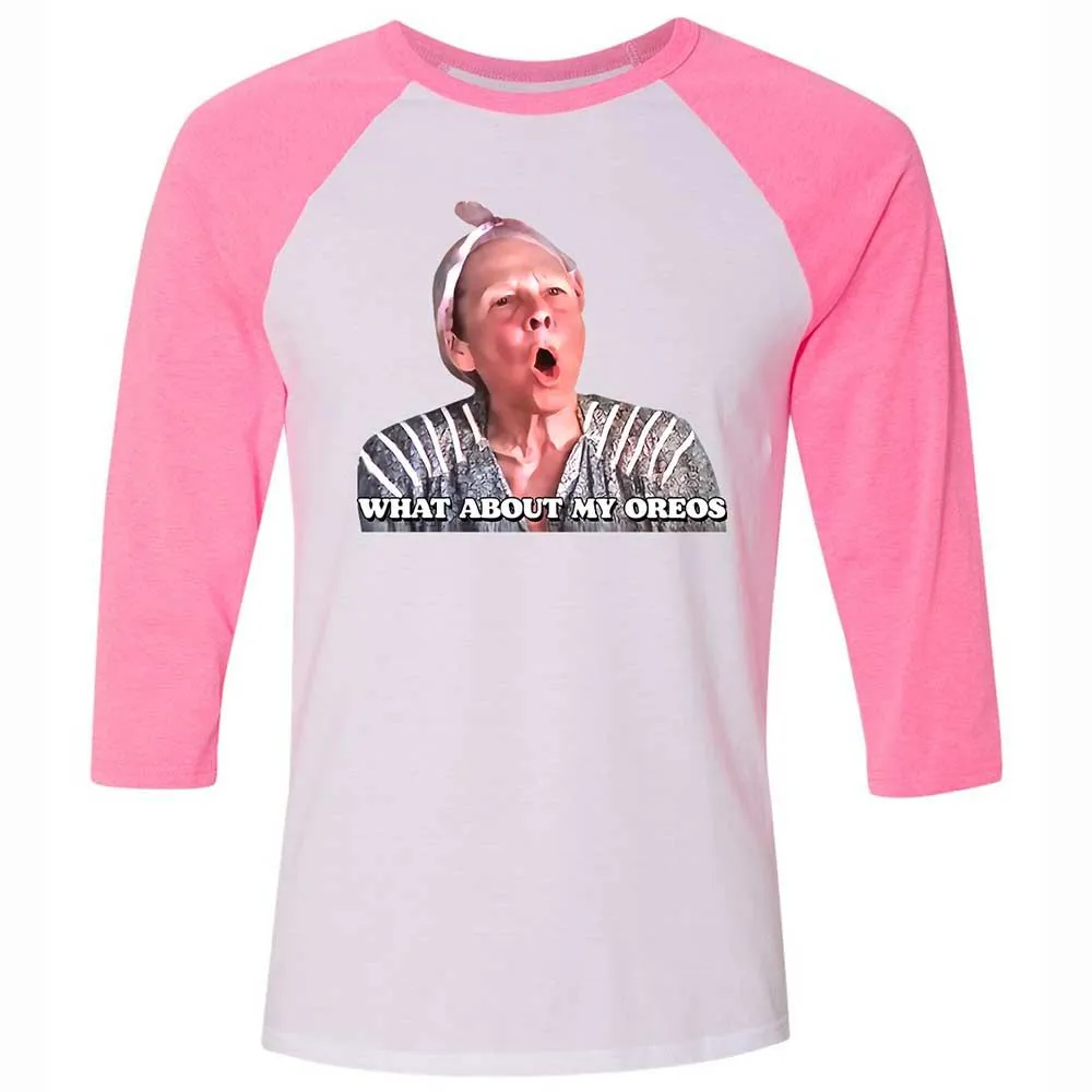 Unisex 3/4 Baseball Tee - 4GQYP4NS - White/Neon Pink - 12