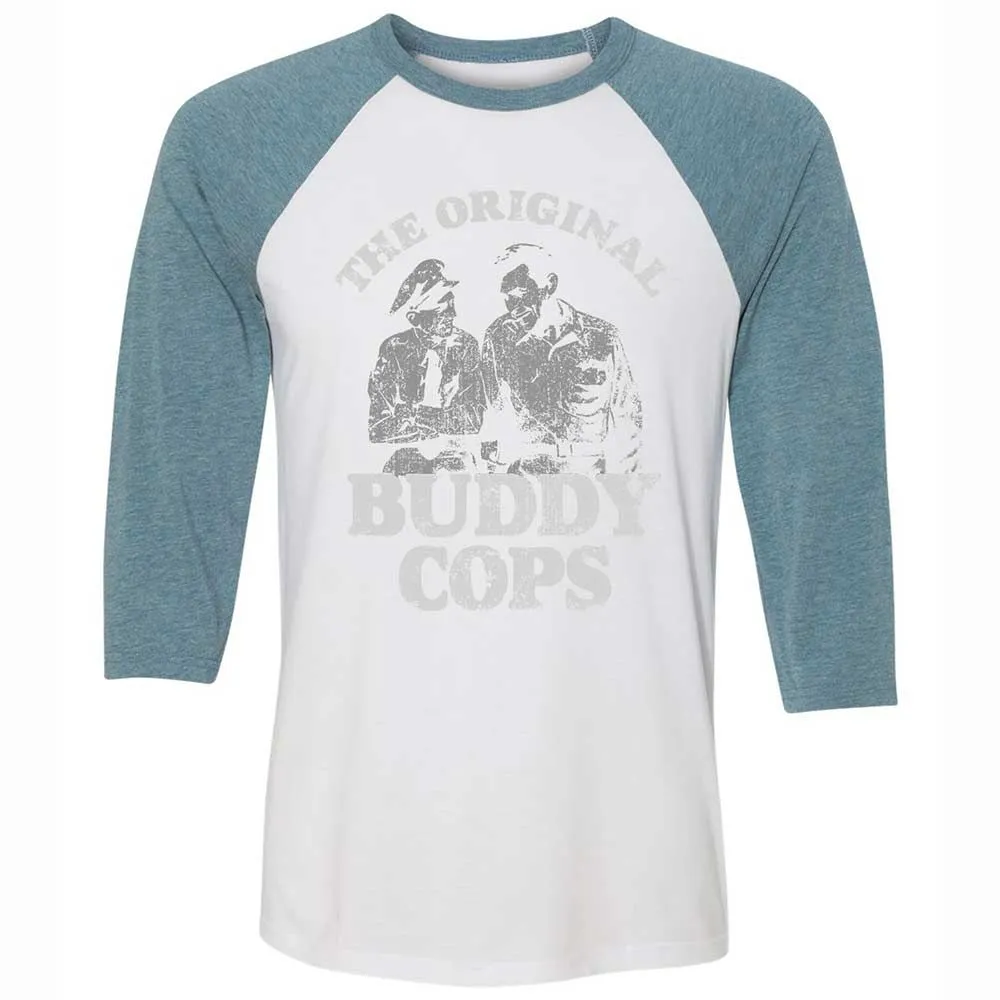Unisex 3/4 Baseball Tee - B2WR34NK - White/Denim - 3