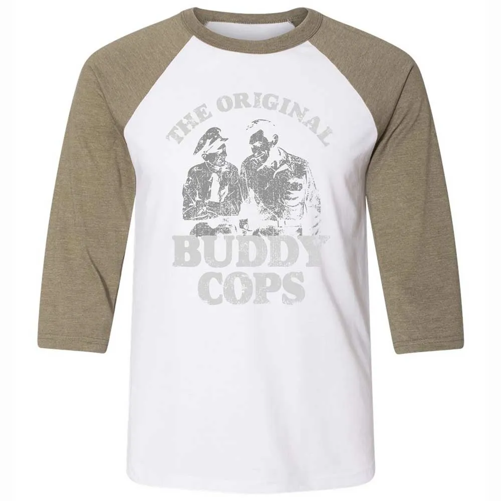 Unisex 3/4 Baseball Tee - B2WR34NK - White/Heather Olive - 4