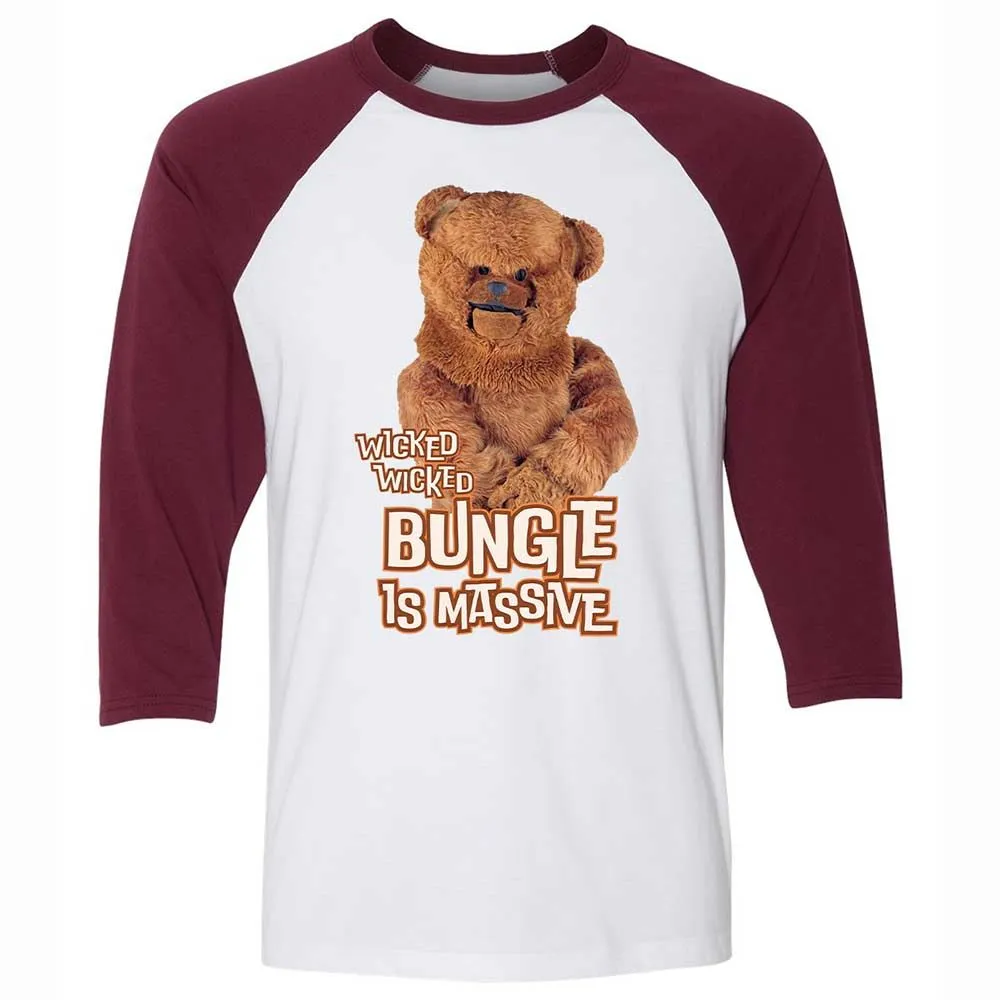 Unisex 3/4 Baseball Tee - MAHXAXBY - White/Maroon - 7