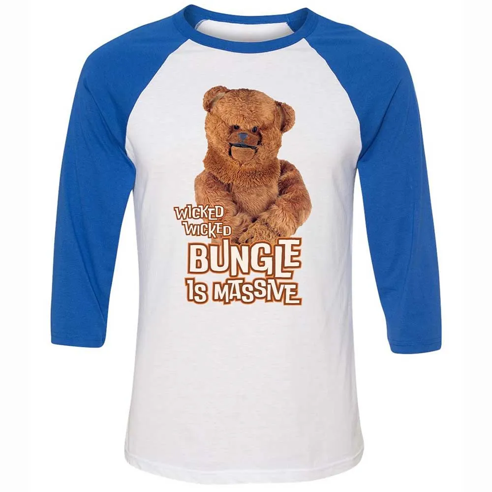 Unisex 3/4 Baseball Tee - MAHXAXBY - White/True Royal - 10