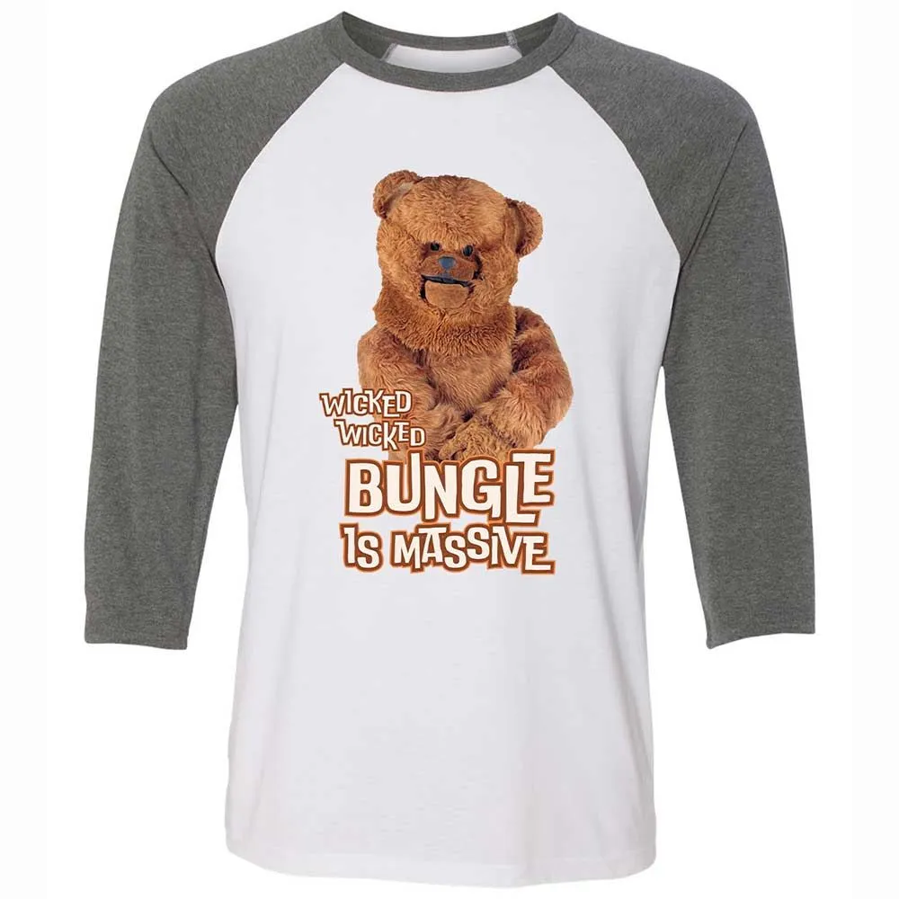 Unisex 3/4 Baseball Tee - MAHXAXBY - White/Deep Heather - 11