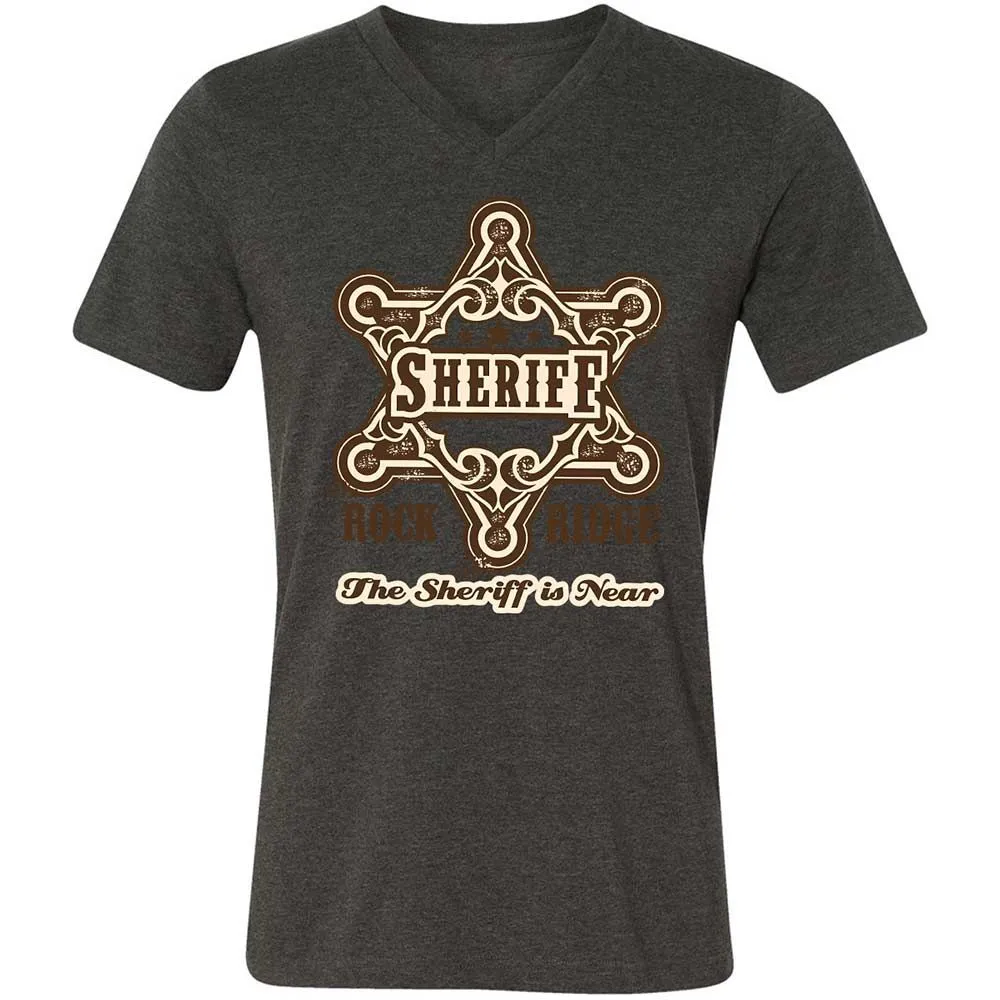 The Sheriff of Rockridge is Near! - Dark Grey Heather - 8