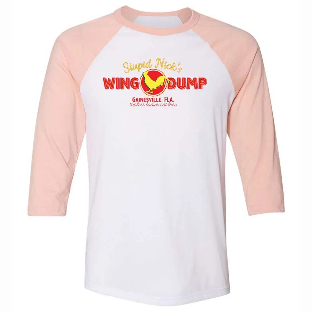 Stupid Nick's Wing Dump - White/Heather Peach - 5