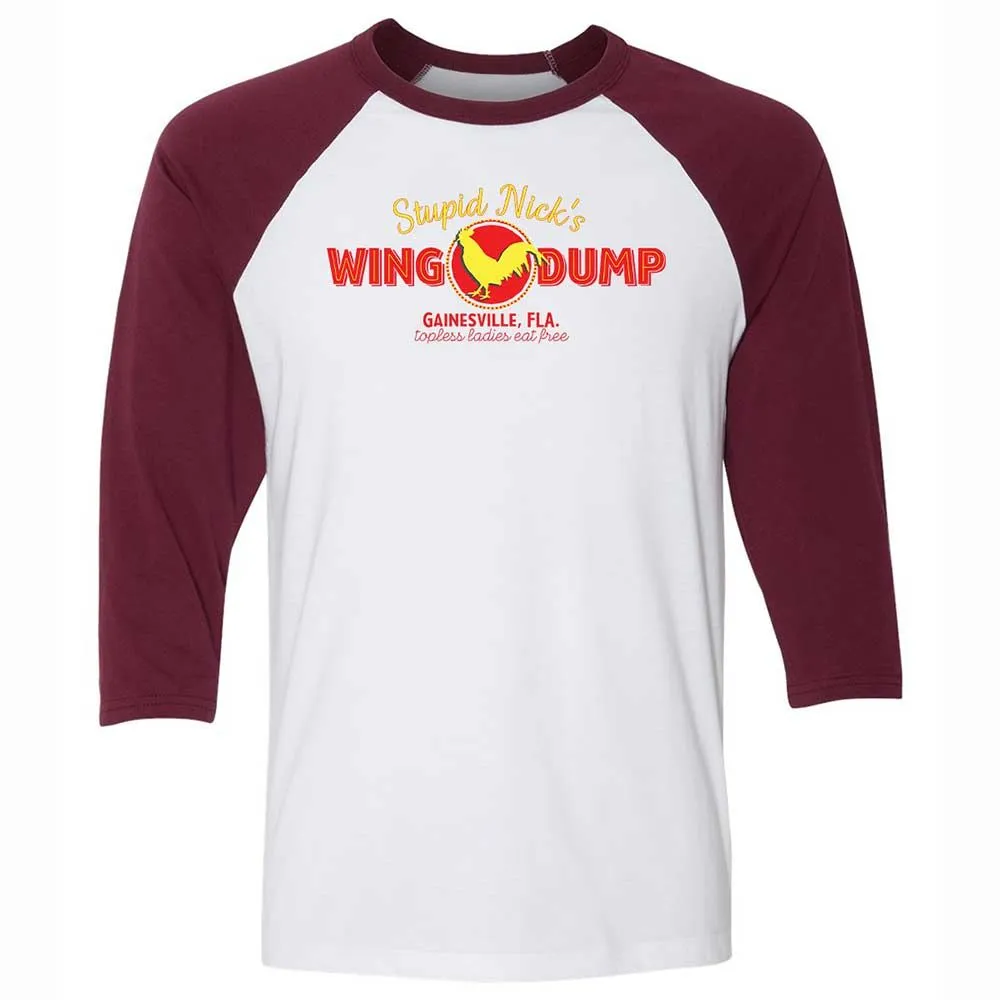 Stupid Nick's Wing Dump - White/Maroon - 7