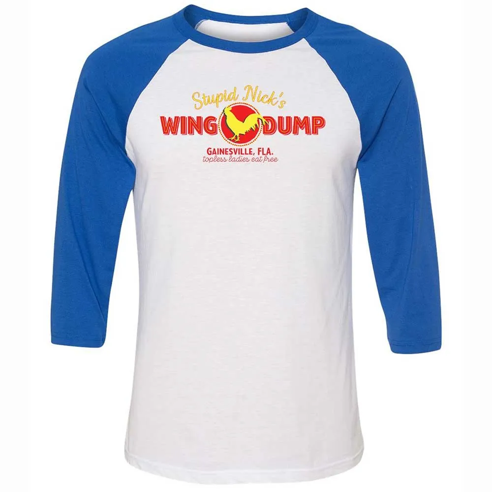 Stupid Nick's Wing Dump - White/True Royal - 10