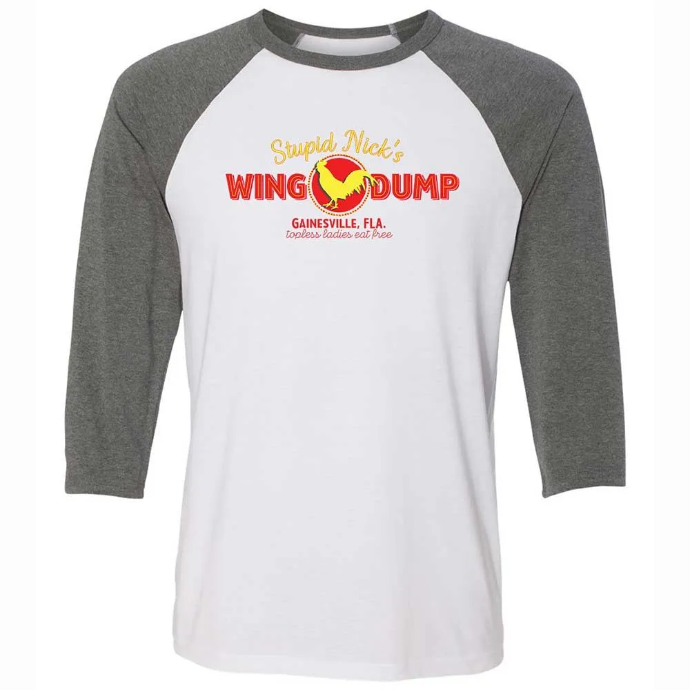 Stupid Nick's Wing Dump - White/Deep Heather - 11