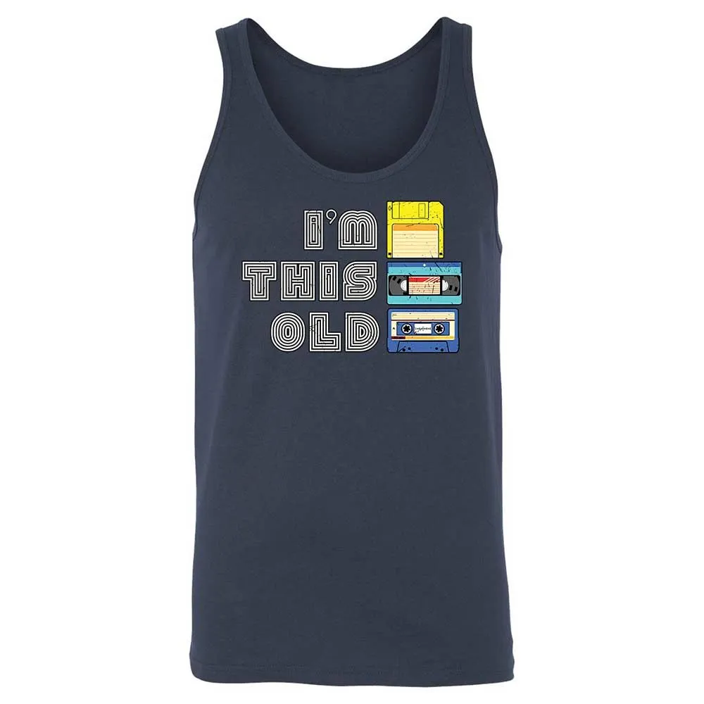 Unisex Jersey Tank - Black - Navy - 2