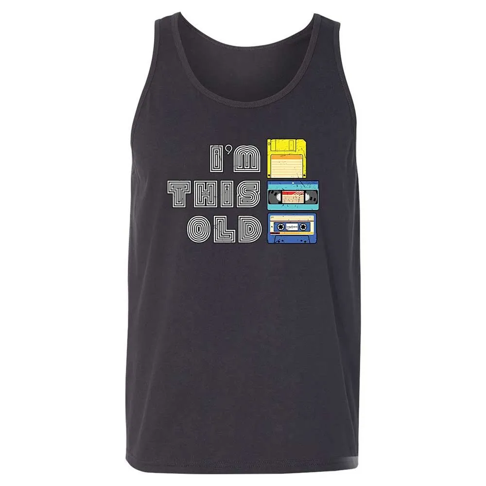 Unisex Jersey Tank - Black - Dark Grey - 4