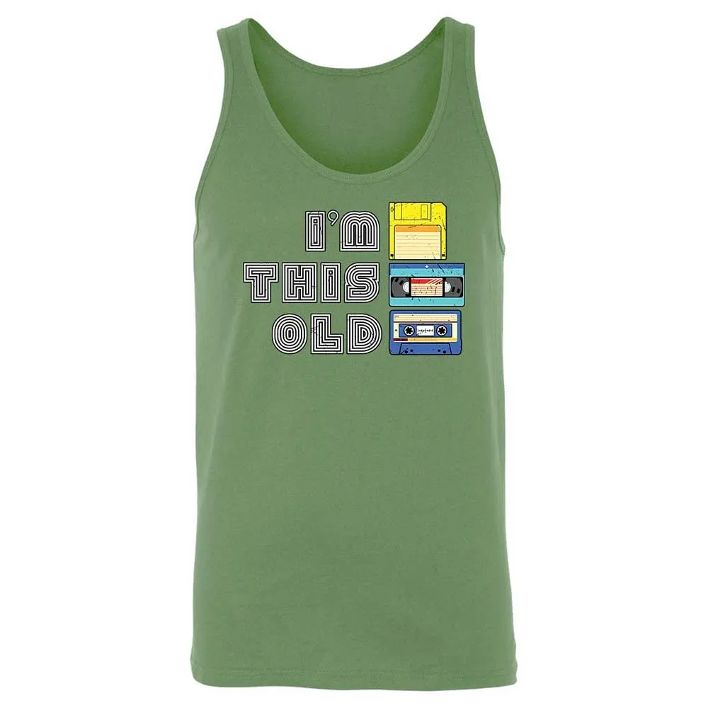 Unisex Jersey Tank - Black - Leaf - 8