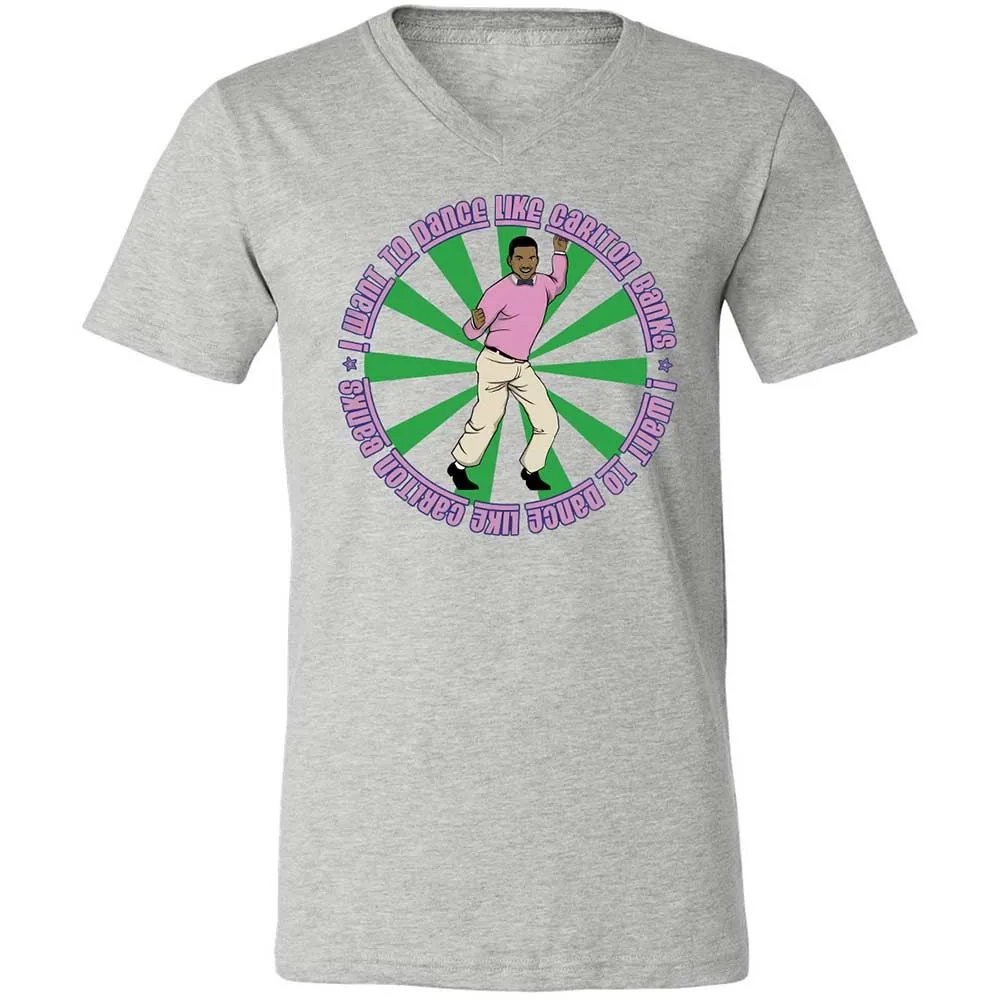 Unisex V-Neck T-Shirt - 6DALRHGL - Athletic Heather - 2