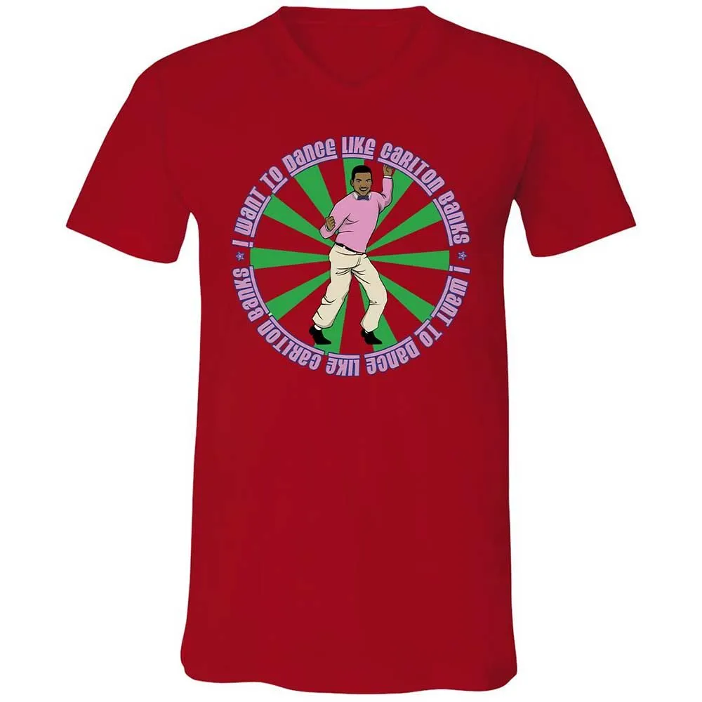 Unisex V-Neck T-Shirt - 6DALRHGL - Red - 5