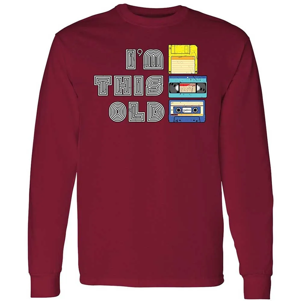 Long Sleeve T-Shirt - Black - Cardinal Red - 7
