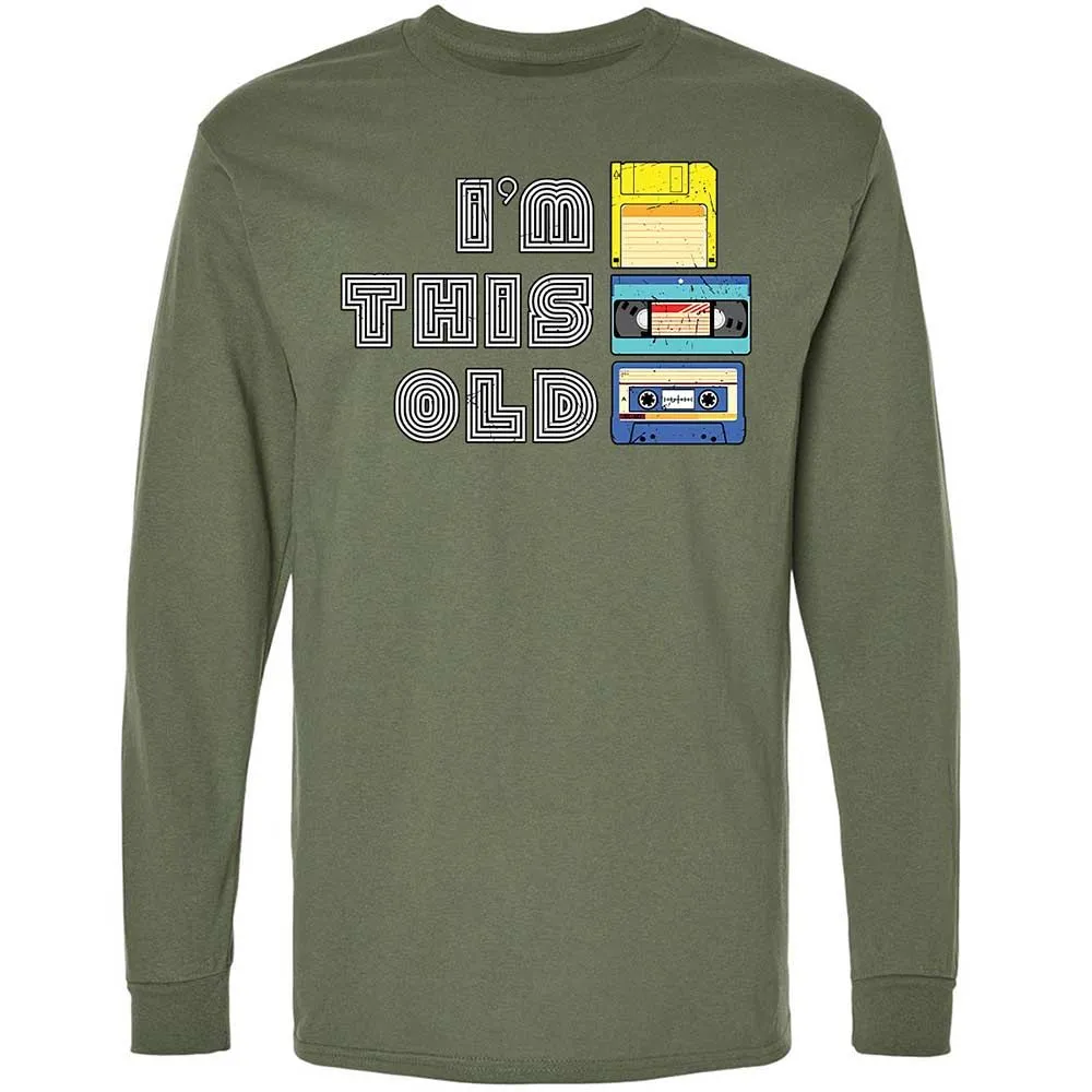 Long Sleeve T-Shirt - Black - Military Green - 9