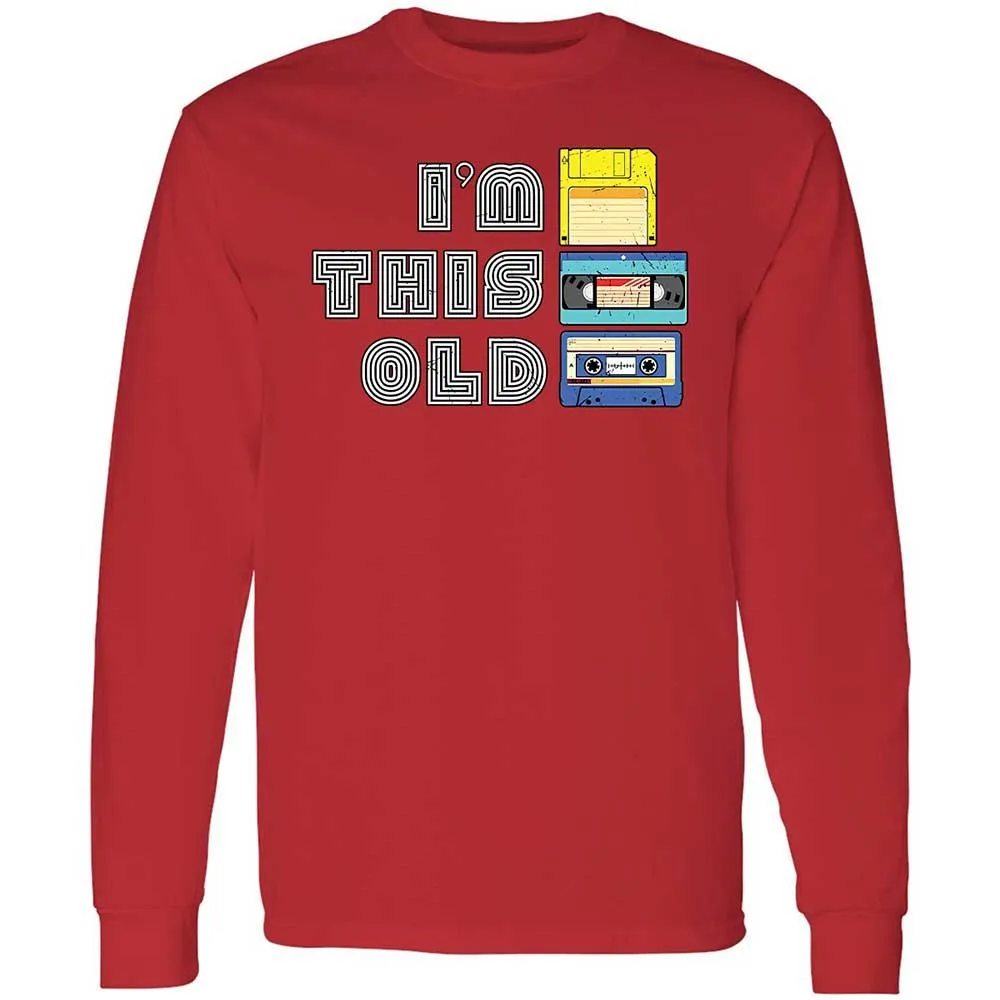 Long Sleeve T-Shirt - Black - Red - 11