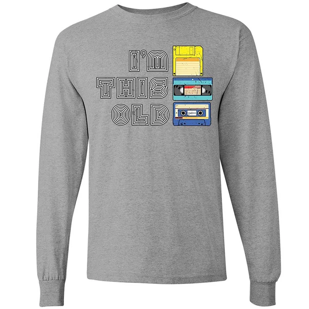 Long Sleeve T-Shirt - Black - Sport Grey - 19