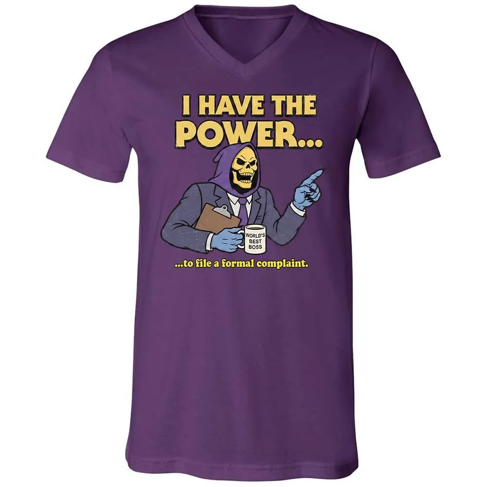 Unisex V-Neck T-Shirt - XZSLJC9S - Team Purple - 10