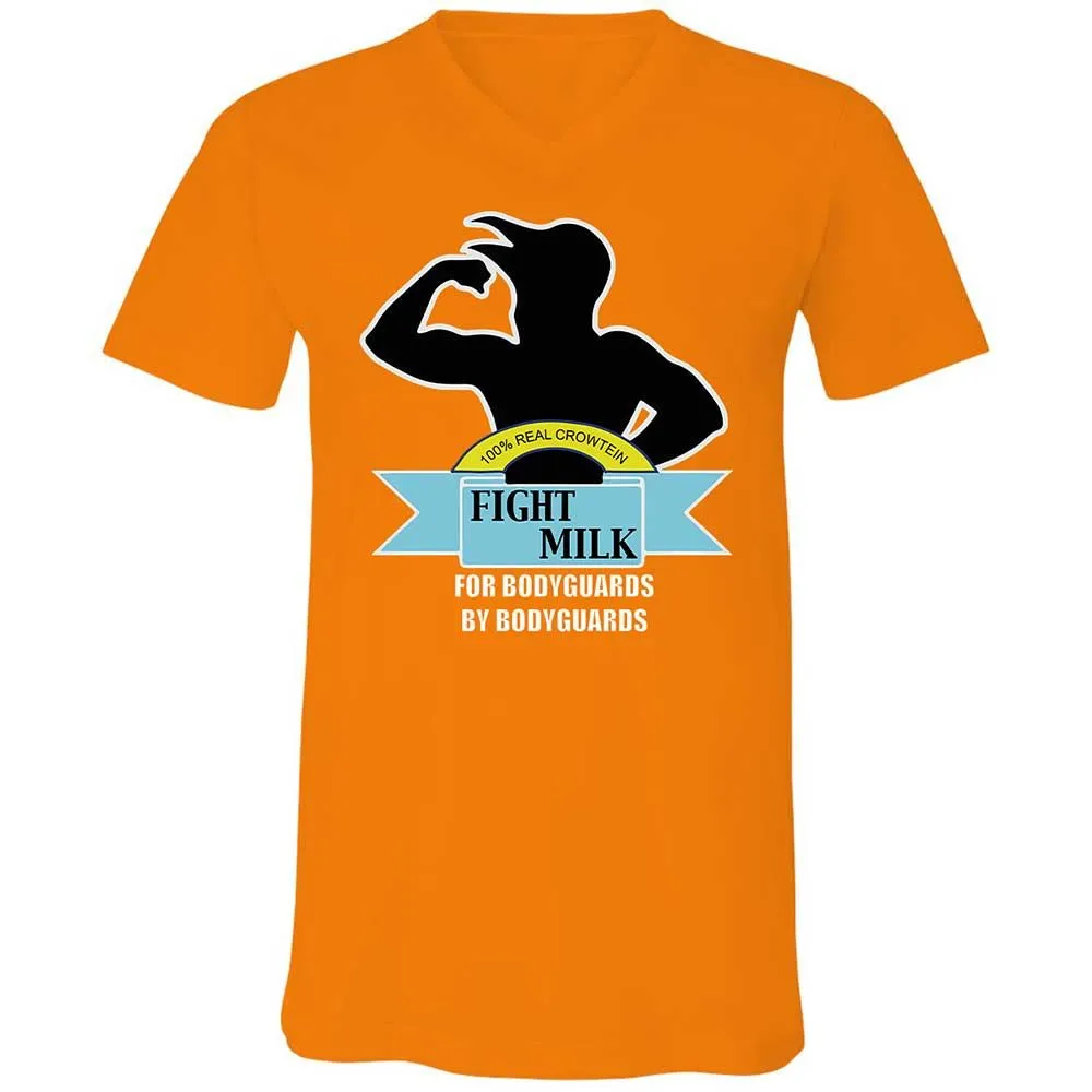 Unisex V-Neck T-Shirt - 6V6AVREN - Orange - 12