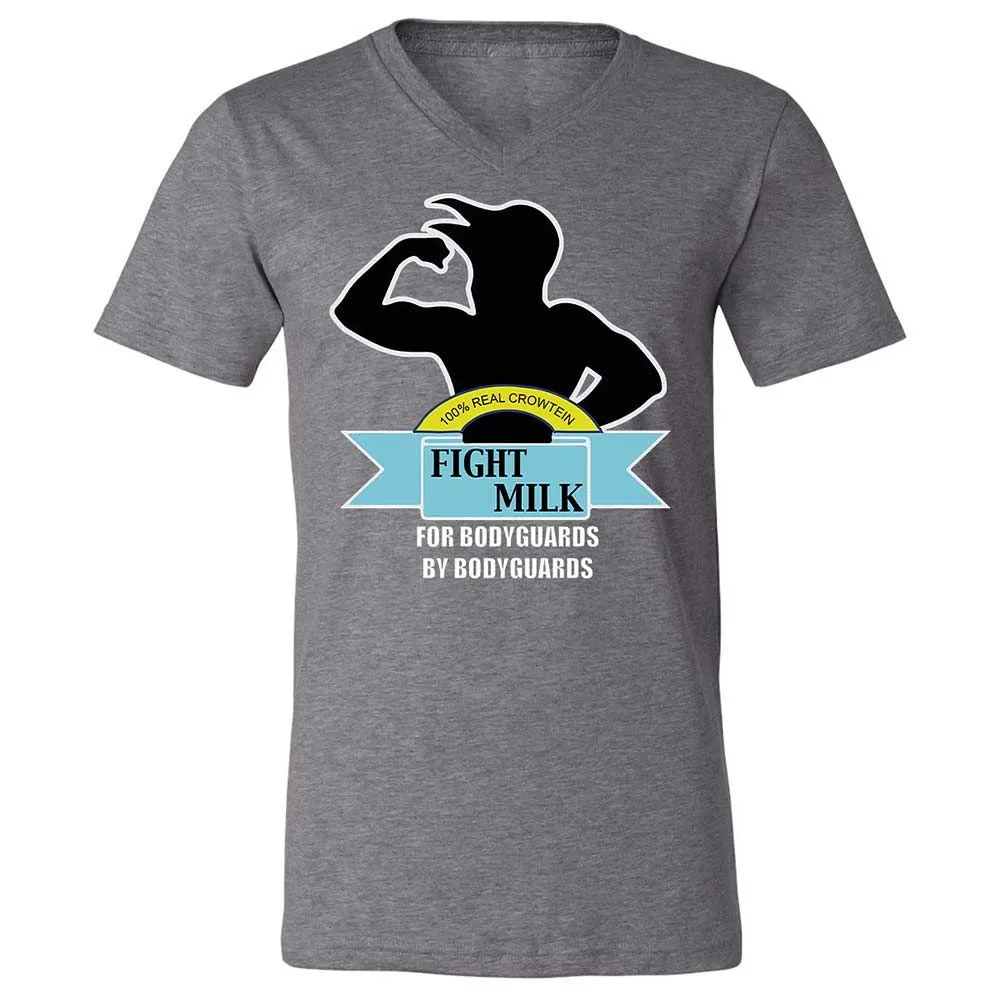 Unisex V-Neck T-Shirt - 6V6AVREN - Deep Heather - 14