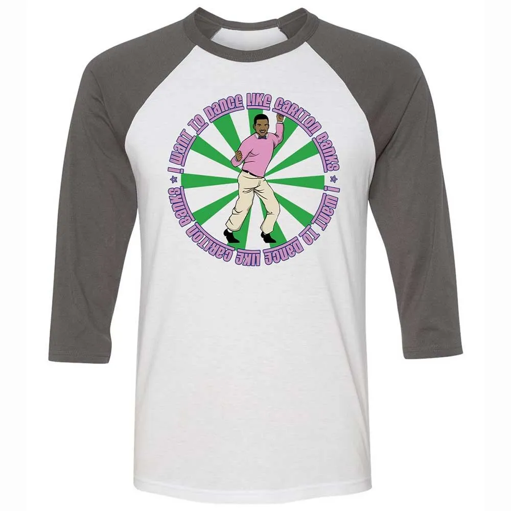 Unisex 3/4 Baseball Tee - QVMM5C3E - White/Asphalt - 2