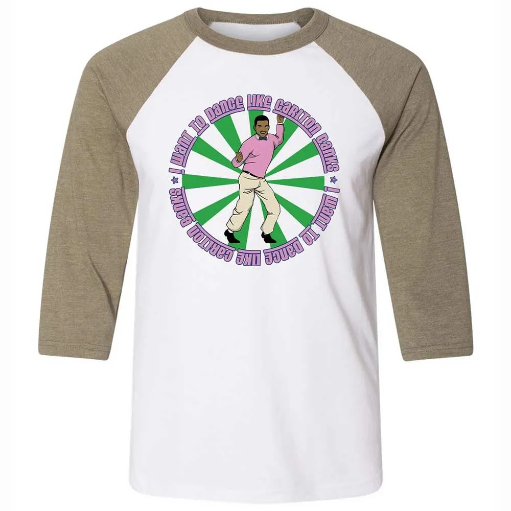 Unisex 3/4 Baseball Tee - QVMM5C3E - White/Heather Olive - 4