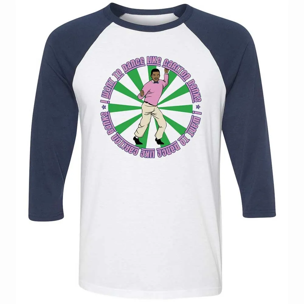 Unisex 3/4 Baseball Tee - QVMM5C3E - White/Navy - 8