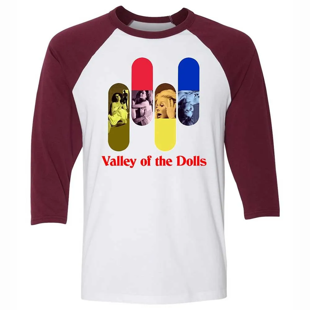 Vintage Valley Of The Dolls - White/Maroon - 7