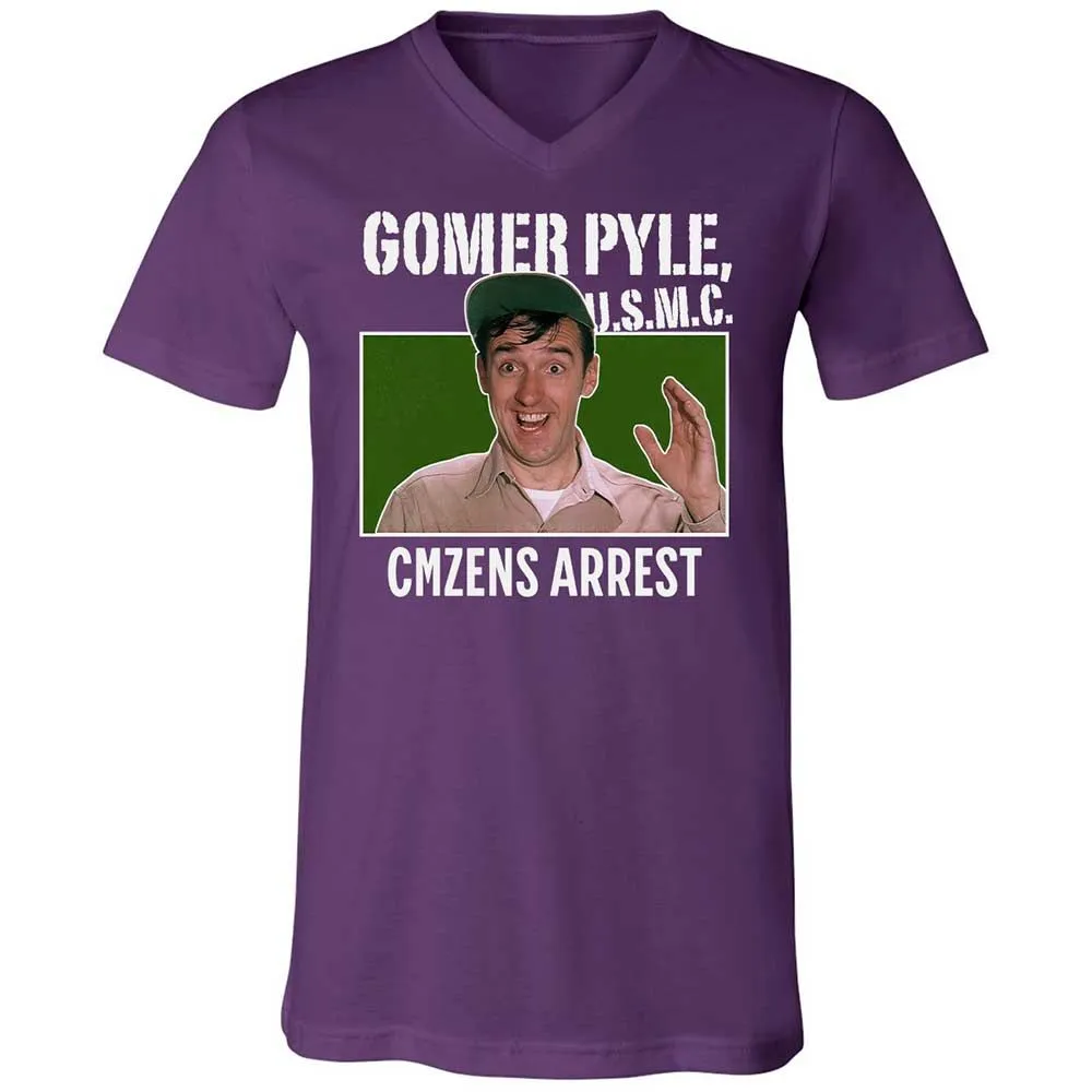 Unisex V-Neck T-Shirt - YTTZZCN7 - Team Purple - 10