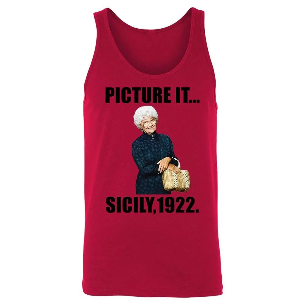 Unisex Jersey Tank - F1BDA2ST - Red - 3