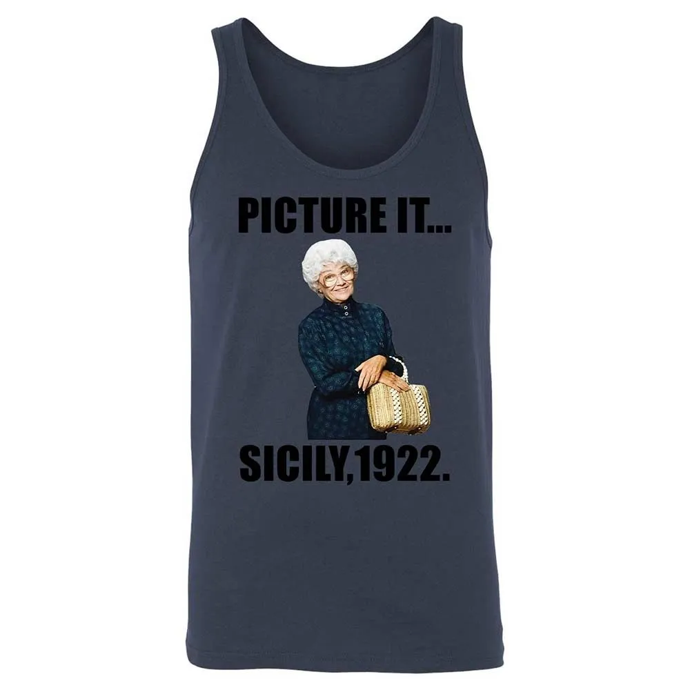 Unisex Jersey Tank - F1BDA2ST - Navy - 8