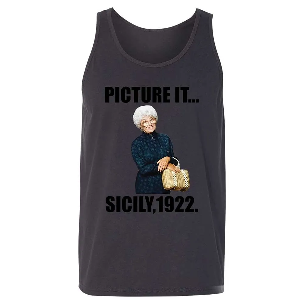 Unisex Jersey Tank - F1BDA2ST - Dark Grey - 9