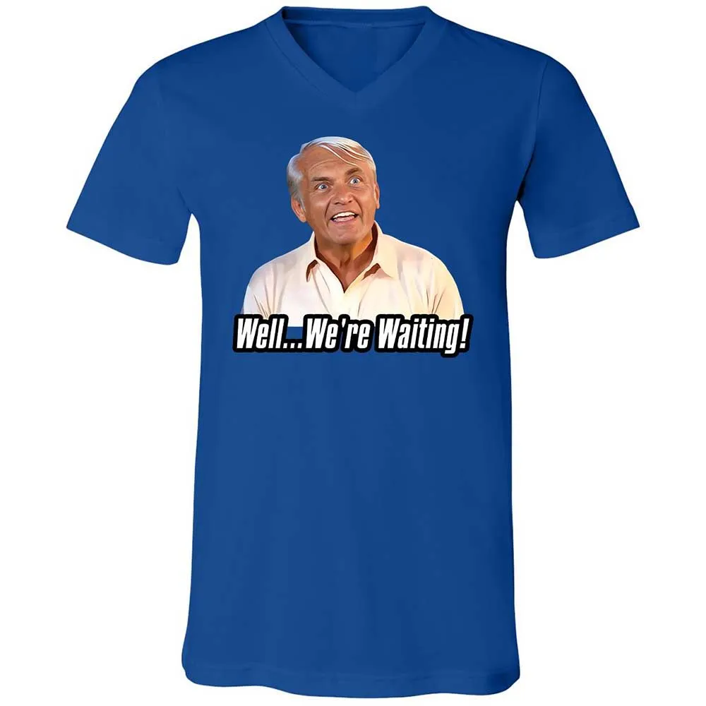 Unisex V-Neck T-Shirt - ESJELGM5 - True Royal - 4