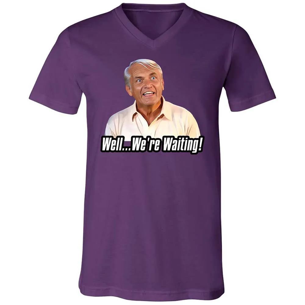 Unisex V-Neck T-Shirt - ESJELGM5 - Team Purple - 10
