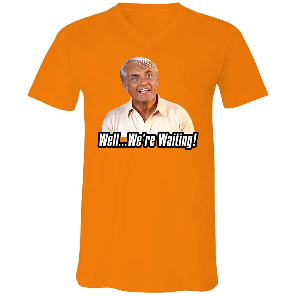 Unisex V-Neck T-Shirt - ESJELGM5 - Orange - 12