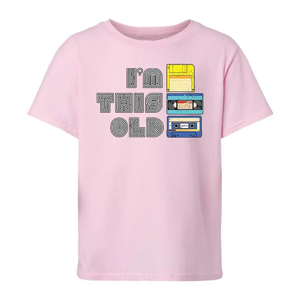 Kids T-Shirt - Black - Light Pink - 7