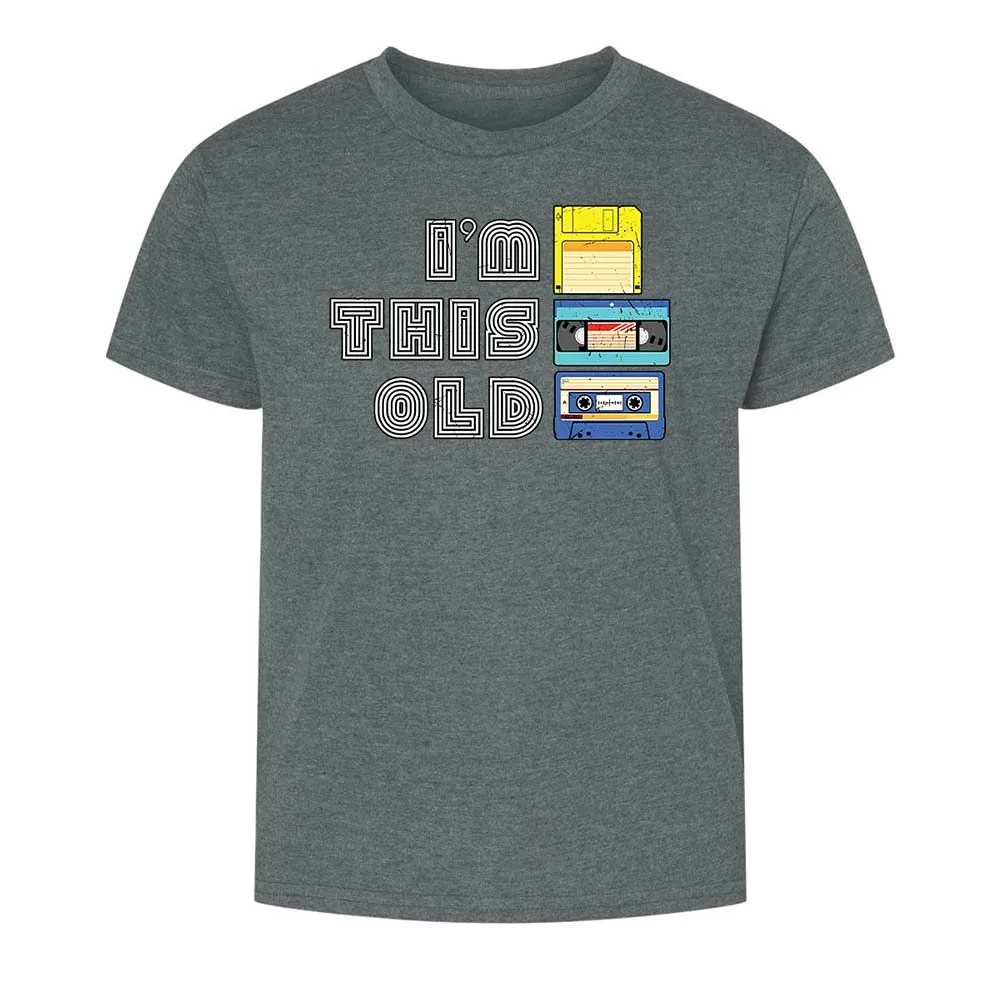 Kids T-Shirt - Black - Dark Heather - 10