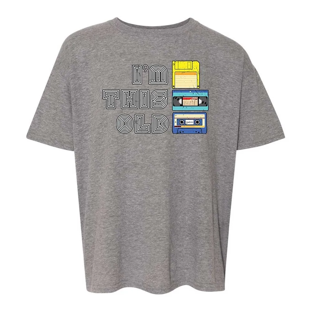 Kids T-Shirt - Black - Graphite Heather - 12