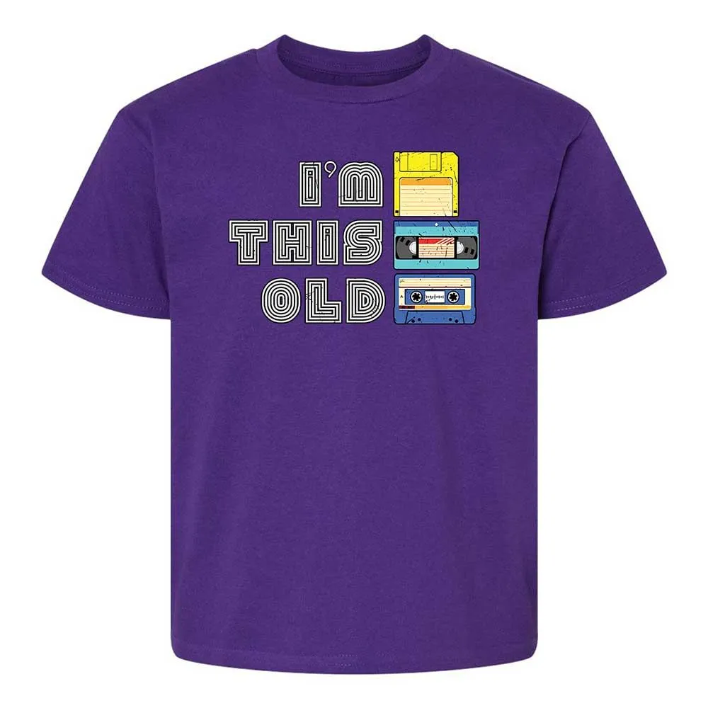 Kids T-Shirt - Black - Purple - 17