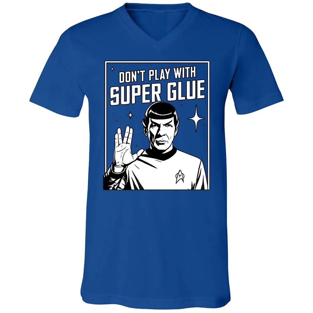 Unisex V-Neck T-Shirt - 9CSFFAAK - True Royal - 4