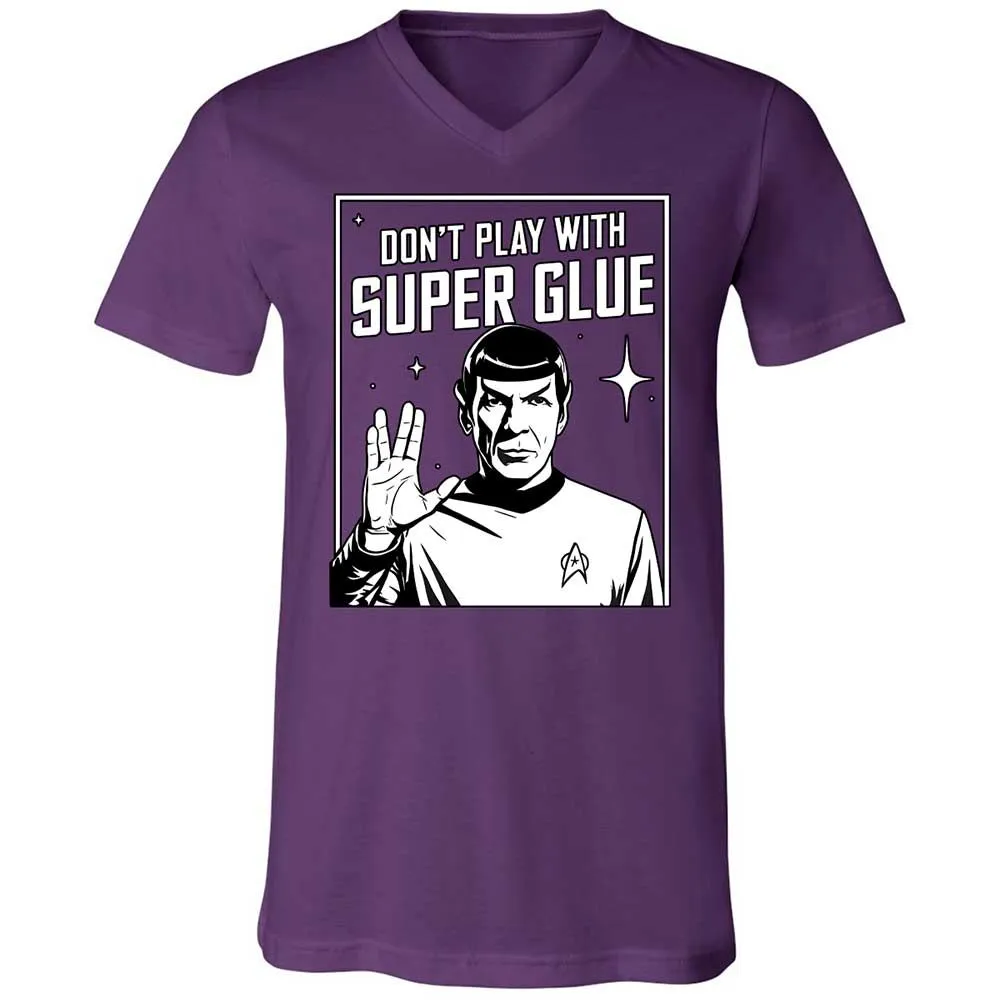 Unisex V-Neck T-Shirt - 9CSFFAAK - Team Purple - 10
