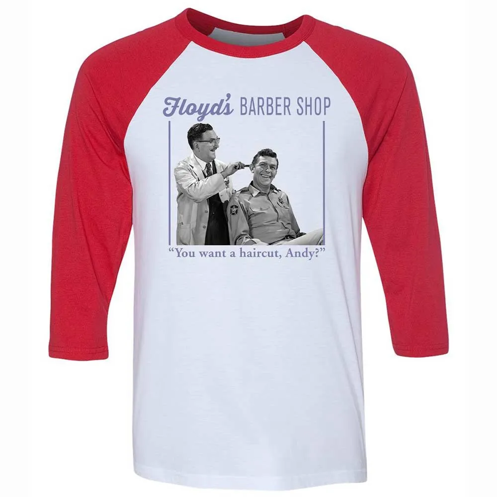 Unisex 3/4 Baseball Tee - 5XA2JUBF - White/Red - 9